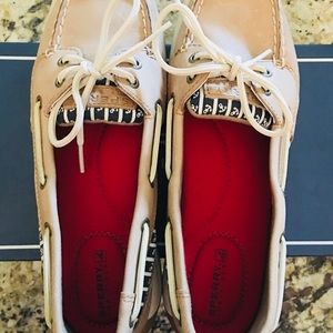 Sperry Top Siders Nautical Blue Anchor Boat Shoes